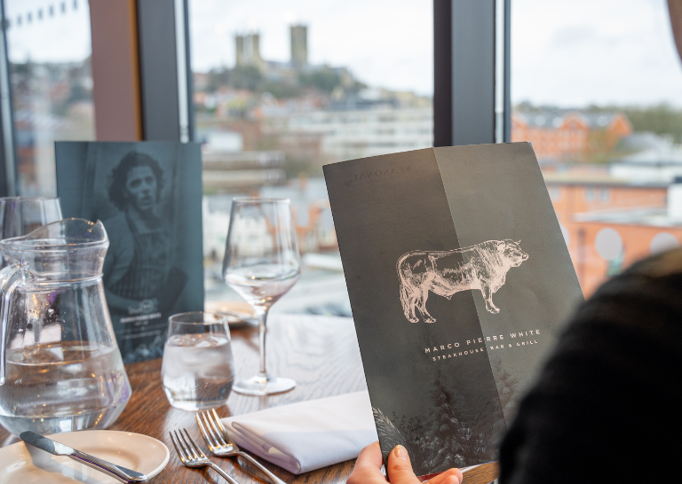 Marco Pierre White Menu and View